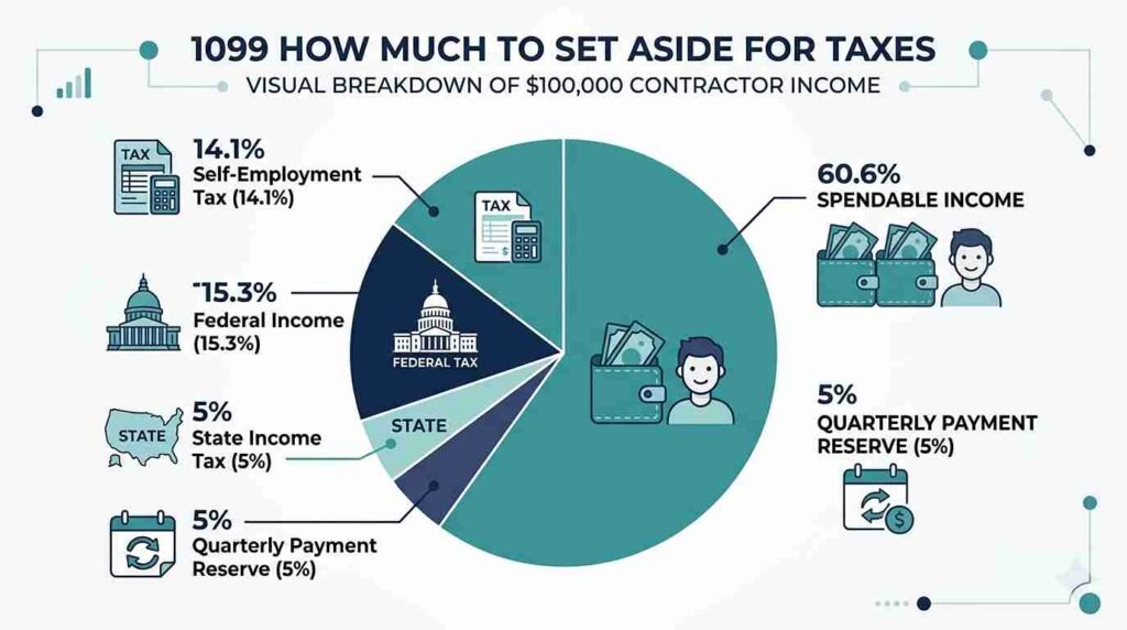 1099 How Much to Set Aside for Taxes Compliance Workflow Matrix