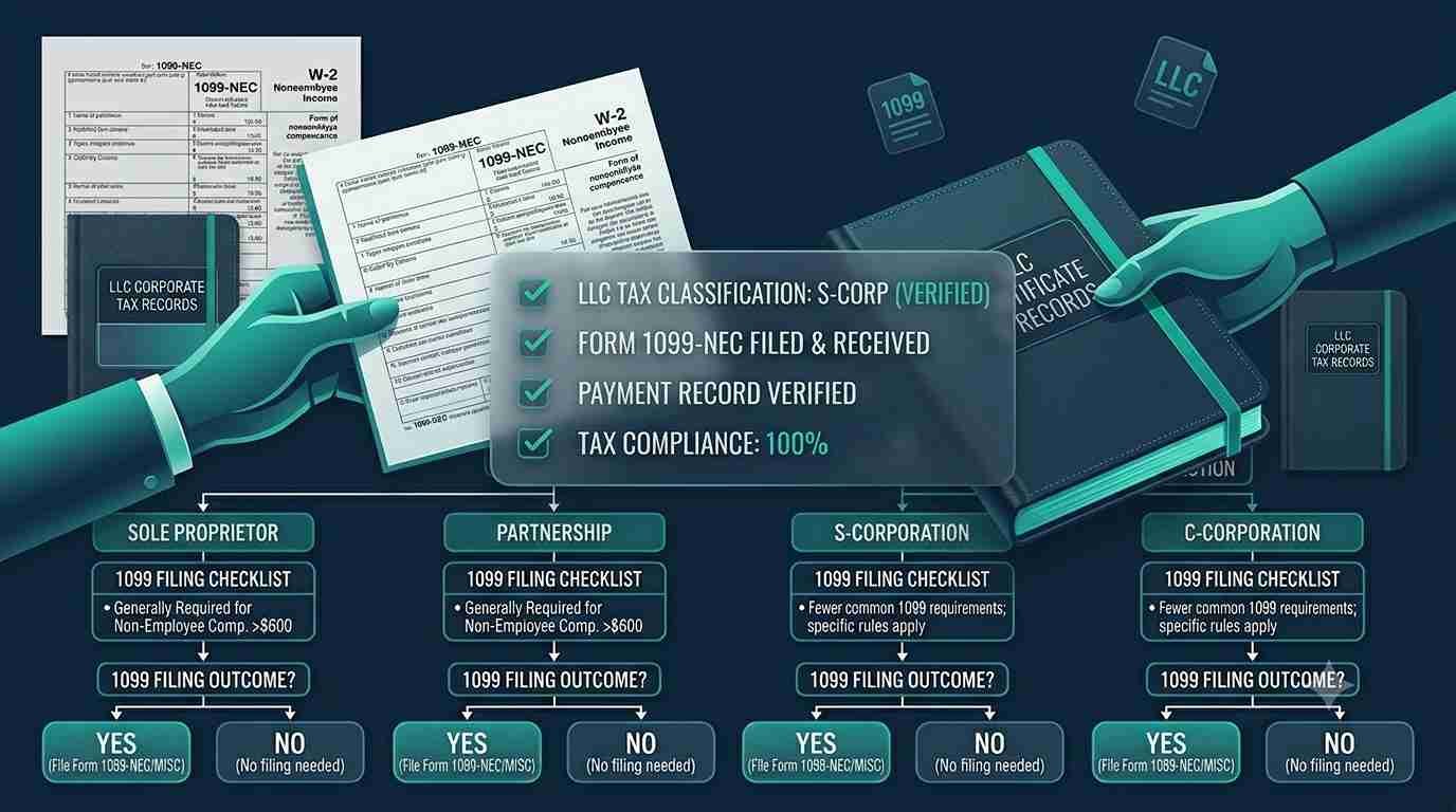 Do I Need to Send a 1099 to an LLC Compliance Workflow Matrix